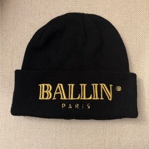 Ballin Black Beanie